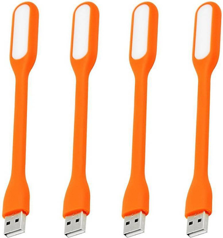 k dudes Flexible USB Led Light pack of 4 JHPB-A31 Led Light(Orange)