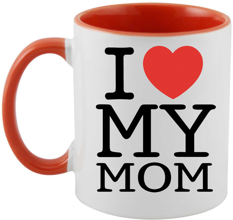 7even inks I Love Mom Ceramic Mug(325 ml)