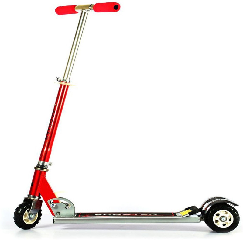 indmart Kids Scooter with Tractor Wheels Red, Red(Red)