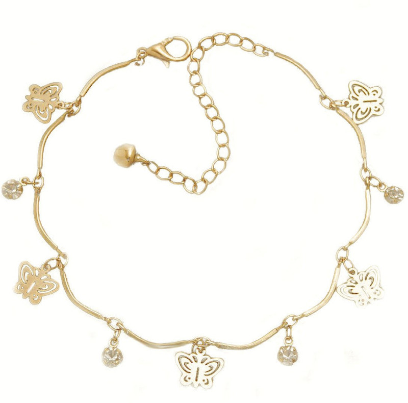 osw jewel Alloy Crystal Charm Bracelet