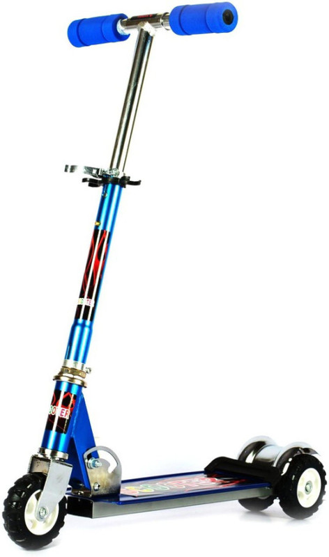 indmart Blue Big Size Foldable Kids Mini Scooter Kids Scooty Tractor wheels(Blue)
