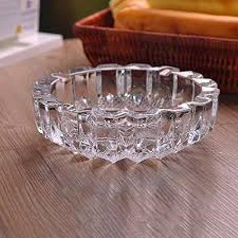 PASABAHCE G1021-4 Clear Glass Ashtray(Pack of 1)