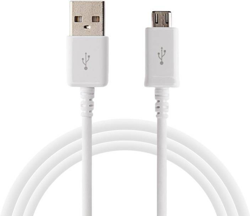trust touch S-J5 PRO USB cable 1 m Micro USB Cable(Compatible with All Smartphones, Tablets and MP3 player, White, One Cable)