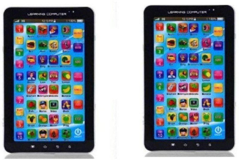 indmart Set of 2 P1000 Kids Educational Tablet(Multicolor)