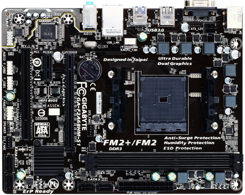 Gigabyte F2A68HM-S1 Motherboard