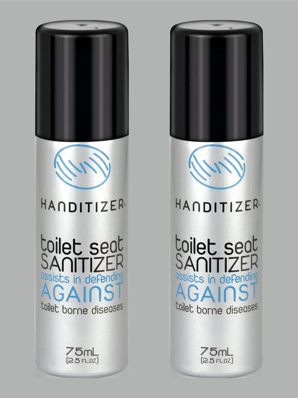 handitizer Toilet Seat Sanitizer Spray Toilet Cleaner Regular(2 x 75 ml)