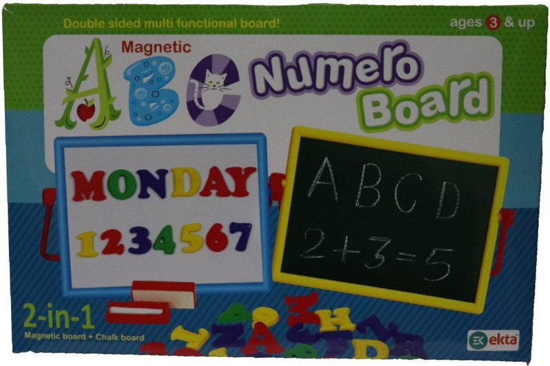Ekta Abc Numero Board Magnetic PreSchool Game Board Game