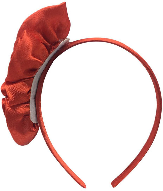 Stoln Stoln Kids Hair Accessory Daily wear / Party wear Net Flower Hair Band-Red Hair Band(Red)