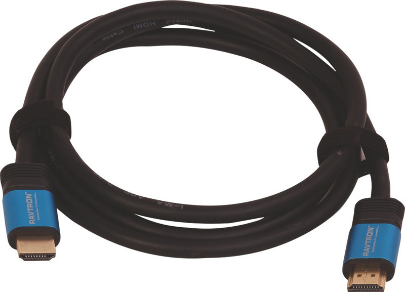 ravtron HDMI 4K CABLE 1.5 METERS HDMI Cable(Compatible with Projector, Gaming Console, TV, Desktop, Laptop, Black)