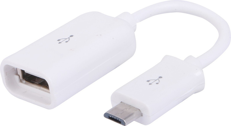 in junkyard OTG USB Cable for Mobile Phones 1 m OTG Cable(Compatible with Mobile Phone, White)