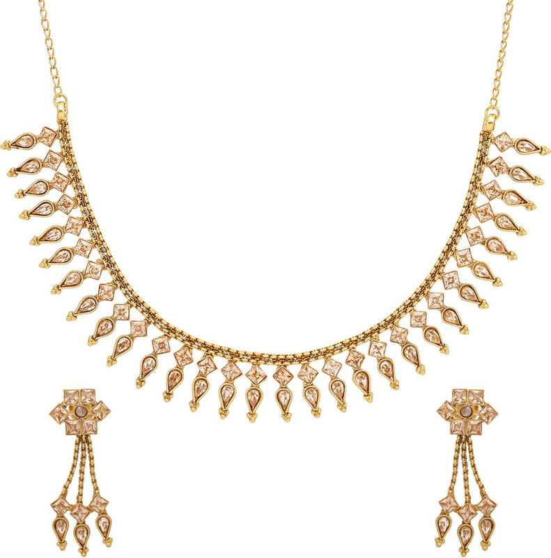 divi divine Copper Jewel Set(Gold)