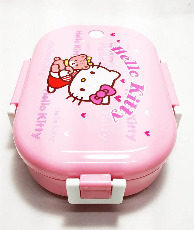 clastik Kids Stainless Steel Insulated 2 Grid School Lunch Box with Spoon and Mini Salad Box 1 Containers Lunch Box(980 ml)
