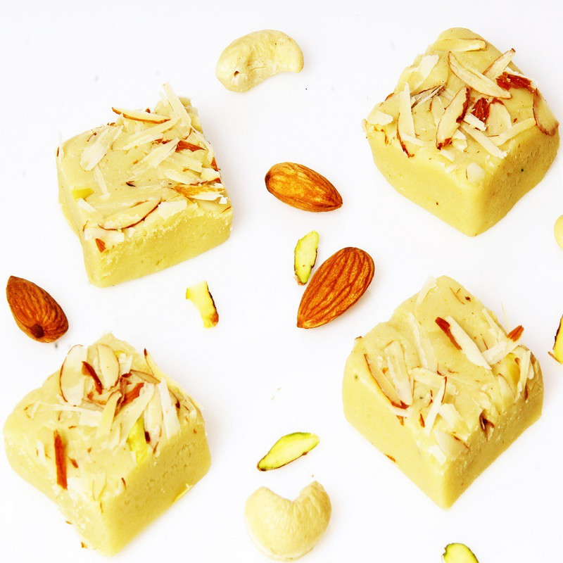 Ghasitaram Gifts SugarfreeMawa Barfi Box(400 g)