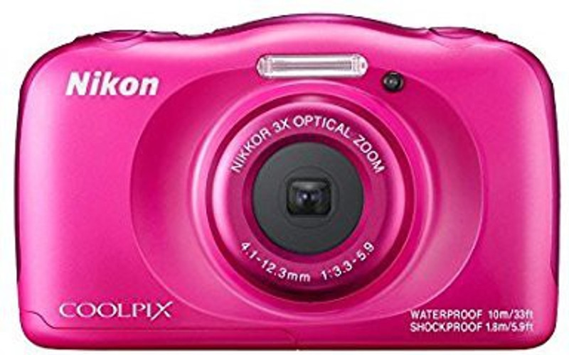 Nikon COOLPIX W100(13 MP, 3x Optical Zoom, 4x Digital Zoom, Pink)