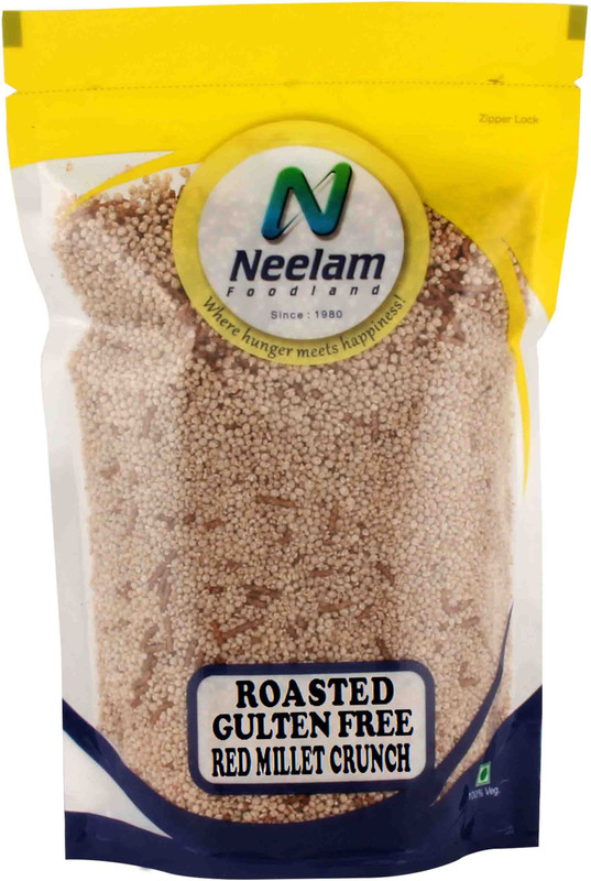 Neelam Foodland ROASTED GULTEN FREE RED MILLET CRUNCH 200GM(200 g)