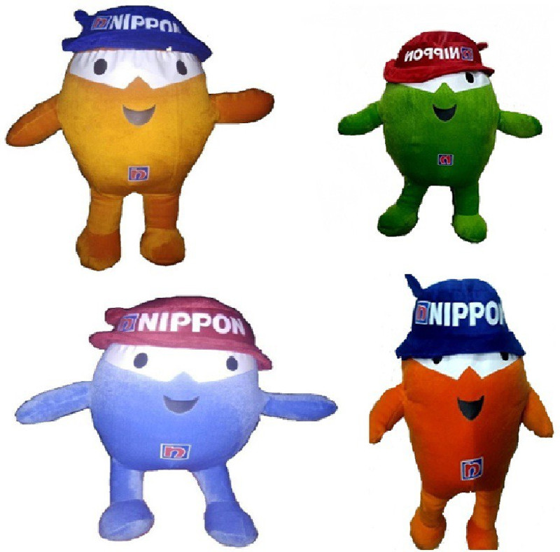 manoj enterprses NIPPON TEDDY BEAR 4 PCS 35 CM G-B-Y-O  - 35 cm(oreange, blue, green, yellow)