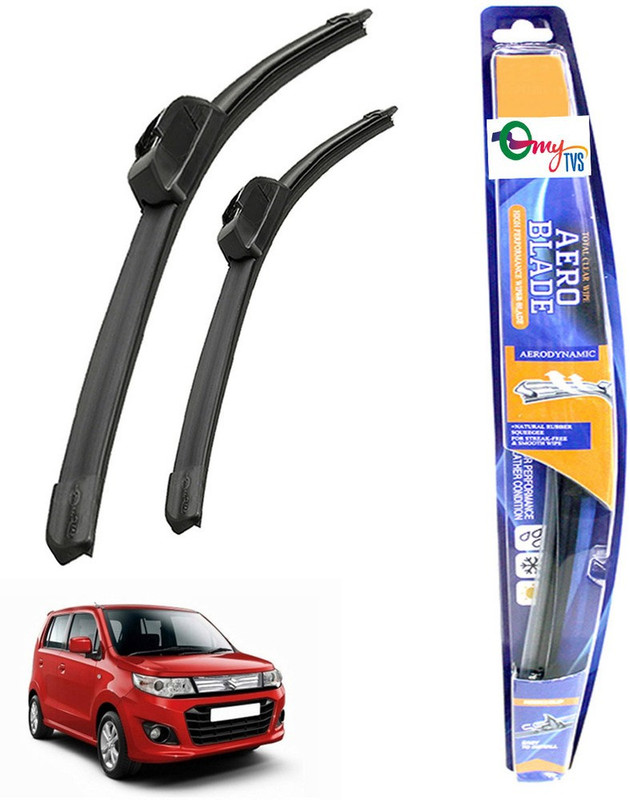 myTVS Windshield Wiper For Maruti Suzuki WagonR Stingray(Passenger And Driver Side Wipers Pack of 2)