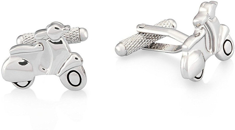 shaze Brass Cufflink Set(Silver)