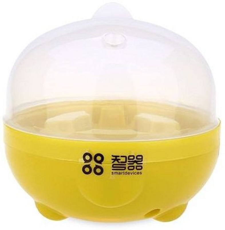 GA2Z Kitchen Hen 7 Egg Cooker Boiler Steamer Home Machine Egg Boiler With Egg Tray MAR0052 Egg Cooker(Yellow, 7 Eggs)