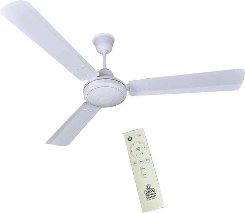 vyajanam V1 BLDC SMART PRO advance with led 1200 mm 3 Blade Ceiling Fan(EDOCEO CHOCOLATE, Pack of 1)