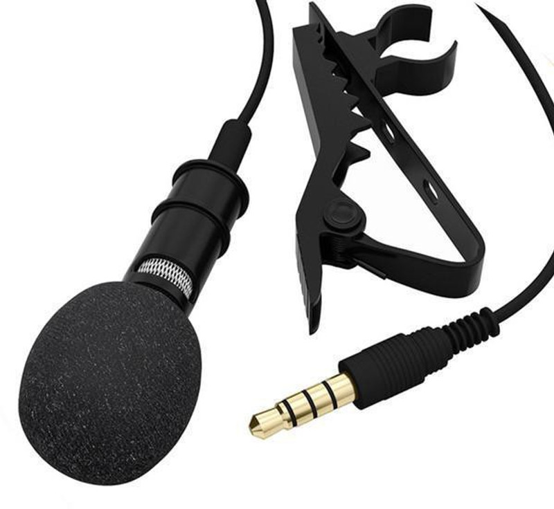 fleejost Mini Lavaliere Lapel Mic Microphone