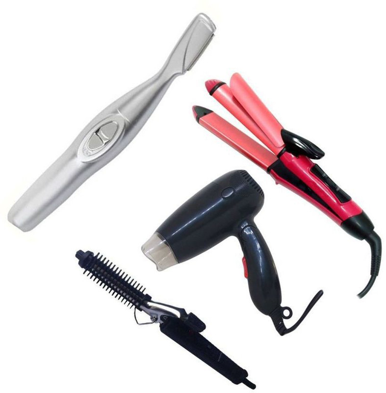 conor dryer straightenr eye brow trimmer and curler Personal Care Appliance Combo(Hair Straightener, Shaver, Hair Curler, Hair Dryer)