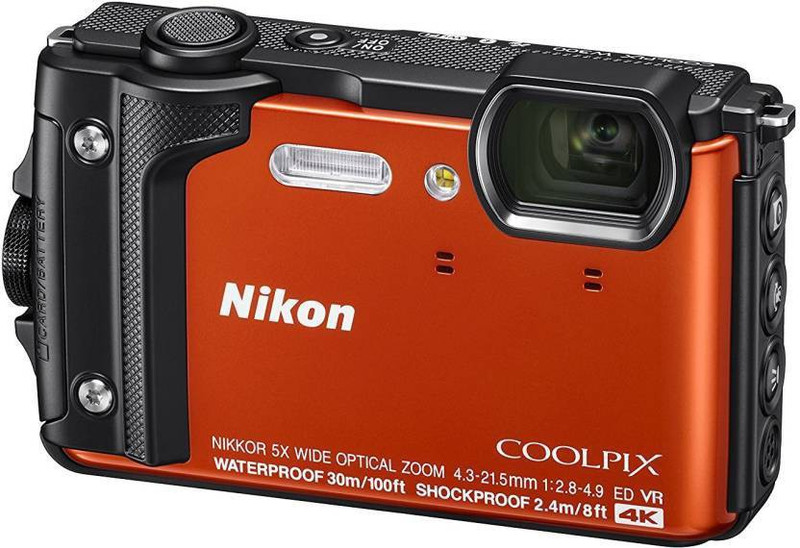 Nikon COOLPIX W300(16.05 MP, 5x Optical Zoom, 5X Digital Zoom, Orange)