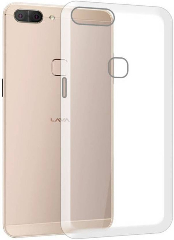 phonedda Back Cover for Lava Z90(transparent, Silicon)