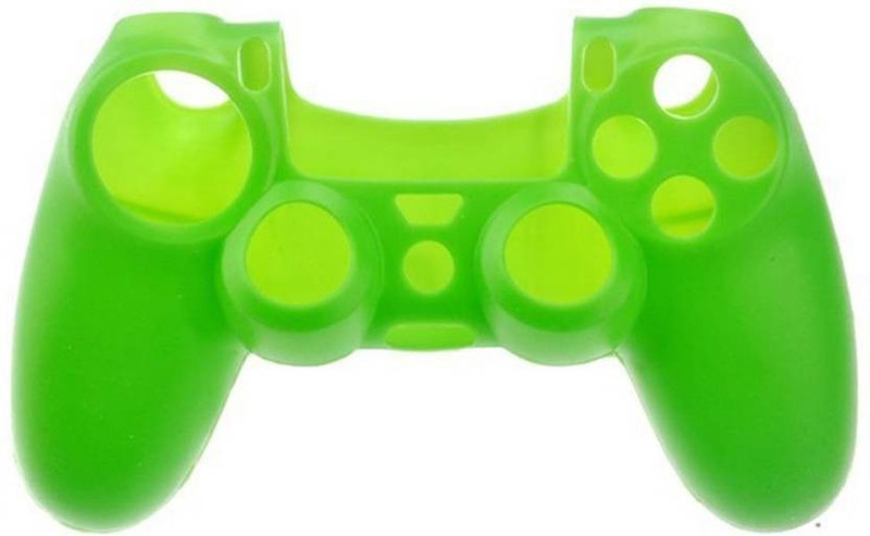 Microware Sleeve for PS4 Controller(Green, Rubber)