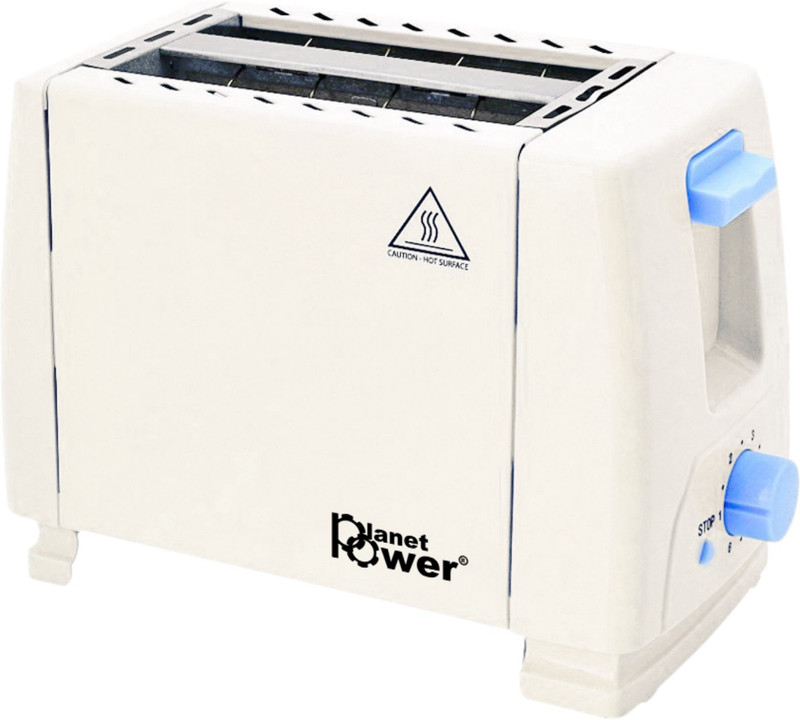 planet power Toaster 4 Slice Sandwich Maker 1300 W Pop Up Toaster(White)