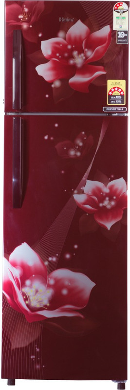 Haier 278 L Frost Free Double Door 3 Star Convertible Refrigerator(Red Magnolia, HRF-2983CRM-E) Haier 278 L Frost Free Double Door 3 Star Convertible Refrigerator(Red Magnolia, HRF-2983CRM-E)