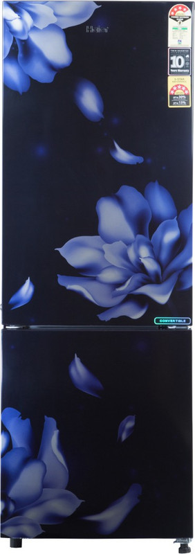 Haier 256 L Frost Free Double Door Bottom Mount 4 Star Convertible Refrigerator(Marine Jasmine, HRB-2764PMJ-E) Haier 256 L Frost Free Double Door Bottom Mount 4 Star Convertible Refrigerator(Marine Jasmine, HRB-2764PMJ-E)