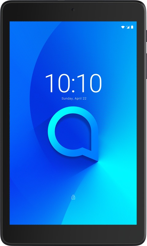 Alcatel 3T 8 32 GB 8 inch with Wi-Fi+4G Tablet (Metallic Black) RS.9999 (41.00% Off) - Flipkart