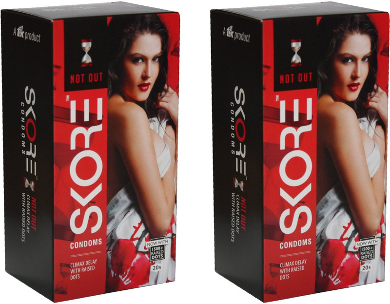 SKORE Vanilla Condom(Set of 2, 20 Sheets)