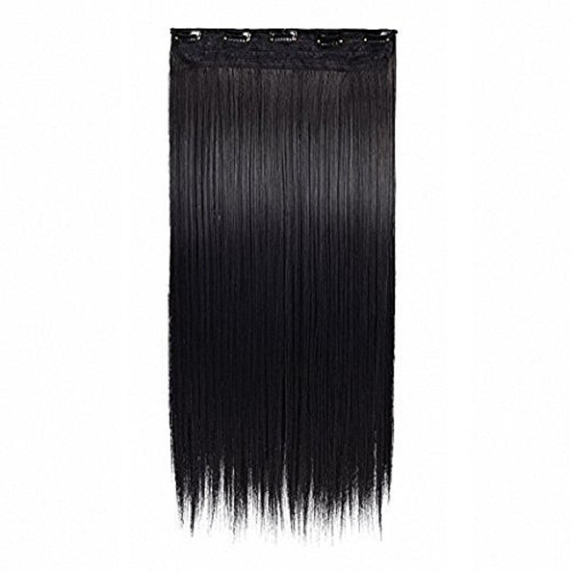 AASA Synthetic Extension For Brides | Straight Extensions For Girls And Women (Black) Hair Extension