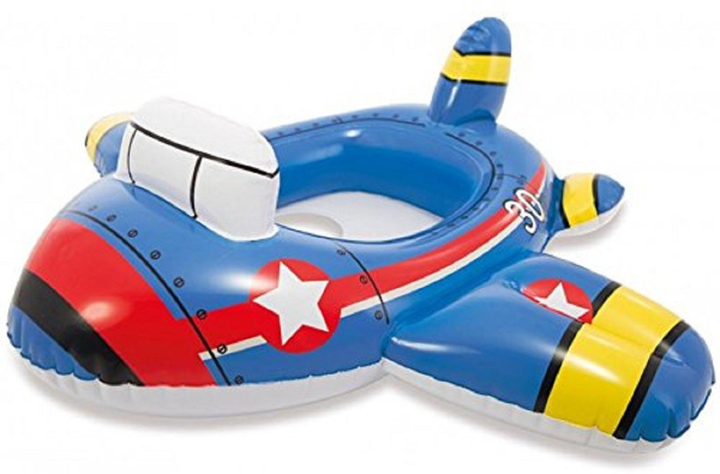 skky bell premium kiddie floats plane shape for (age 3 to 10 ) memorable gift for kids(DESIGN MAY CHANGE) Inflatable Pool Accessory(Blue)