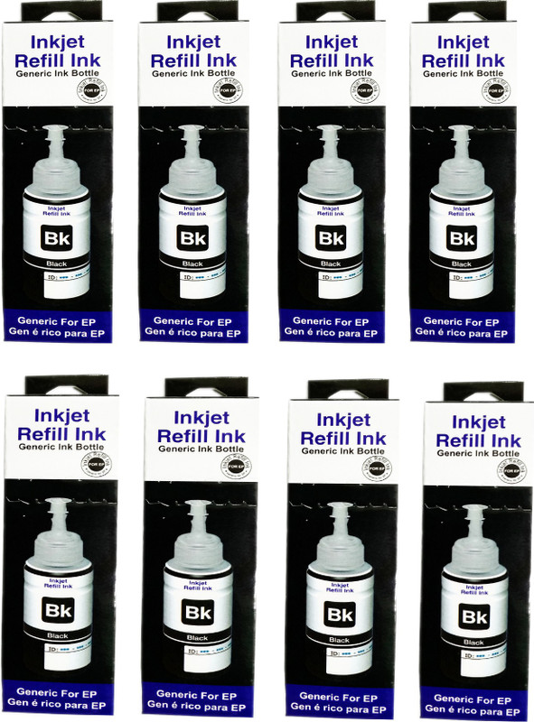 adoc t664 black 8 pic pack for epson Single Color Ink Cartridge(Black)