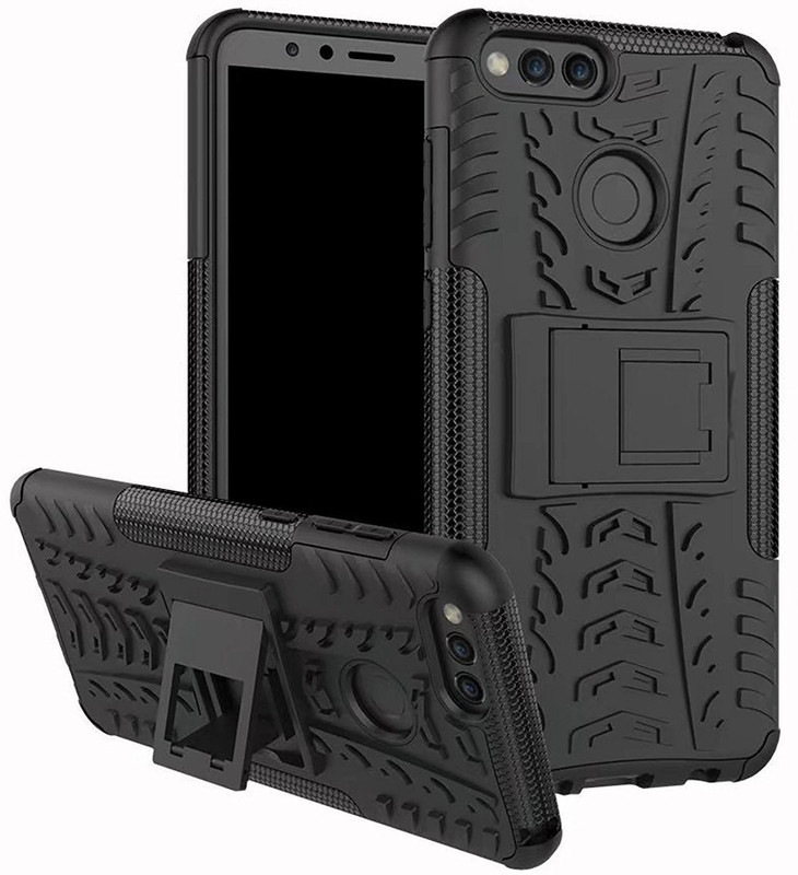 rgsg Back Cover for HONOUR 7X(BLACK, Cases with Holder)