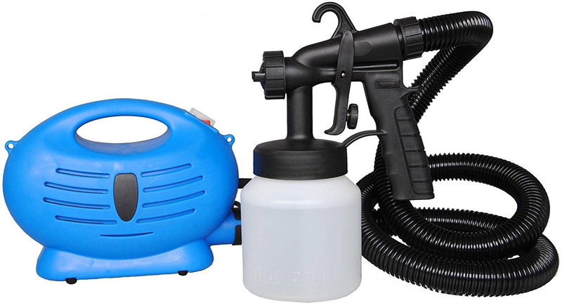 Shrih Portable Spray Painting Machine Compressor & gun SHV-1038 Automated Flatline Sprayer(Blue)