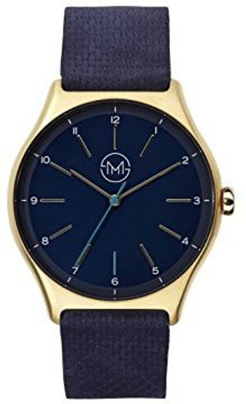 slim made Blue24660 slim made one 10 - Elegant thin unisex watch in gold / blue Analog Watch  - For Men