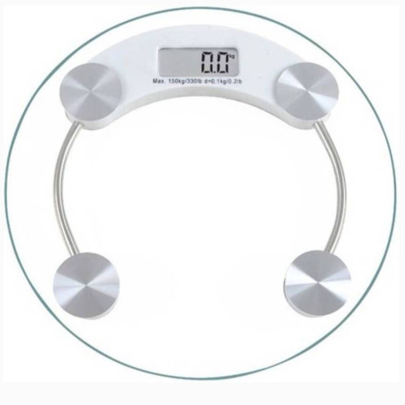 AmtiQ ®Strong Transparent Round Weighing Scale (White) Weighing Scale(White) AmtiQ ®Strong Transparent Round Weighing Scale (White) Weighing Scale(White)