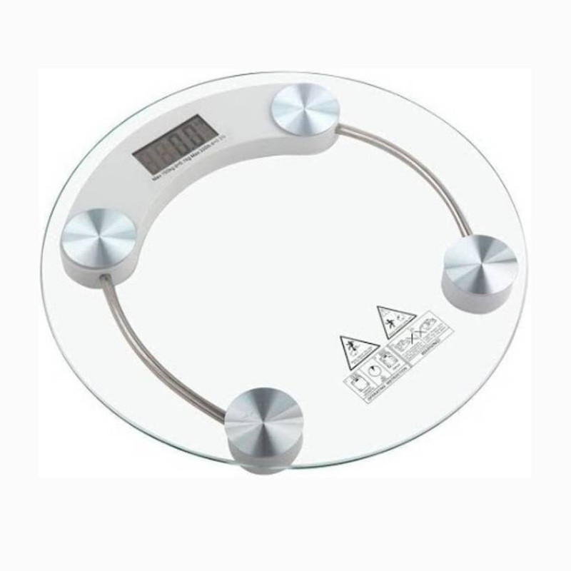 AmtiQ ®8MM Thick Glass Fat Monitor Round Weighing Scale (Transparent) Weighing Scale(Transparent) AmtiQ ®8MM Thick Glass Fat Monitor Round Weighing Scale (Transparent) Weighing Scale(Transparent)