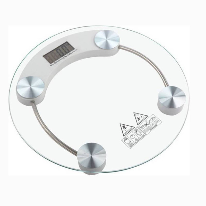 AmtiQ ®Transparent Round Weighing Scale (White) Weighing Scale(White) AmtiQ ®Transparent Round Weighing Scale (White) Weighing Scale(White)
