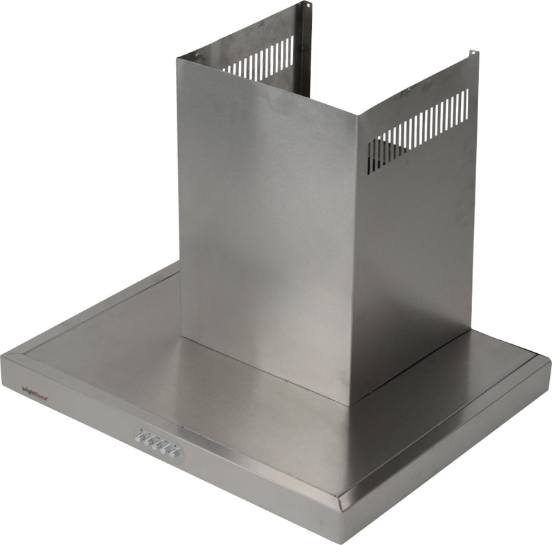 Brightflame Lily Single Bidding Stainless Steel 60 CM Wall Mounted Chimney(Grey 1100 m3/HR)