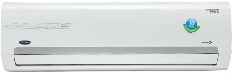 Carrier 1 Ton 3 Star Split Inverter AC - White(12K ESTER PRO INVERTER (3 Star), Copper Condenser)