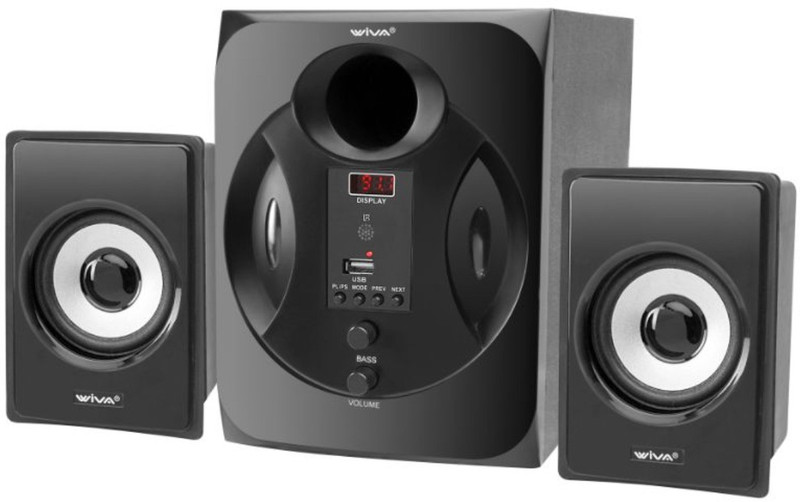 wiva WA-907 BT 45 W Bluetooth Home Theatre(Black, 2.1 Channel)