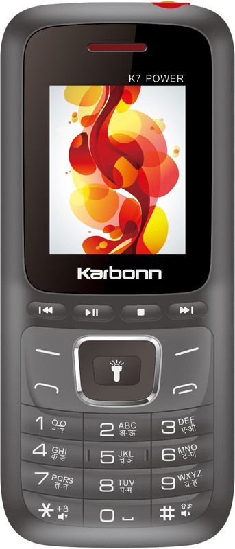 Karbonn K7 Power(Black & Red)