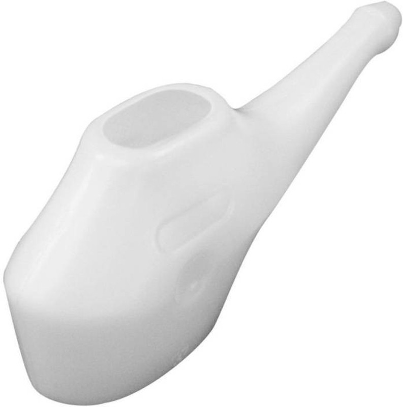 yogsadhak Plastic White Neti Pot(150 ml)