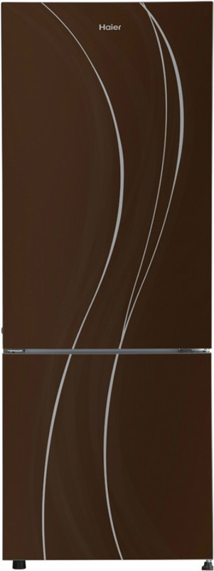 Haier 320 L Frost Free Double Door Bottom Mount 3 Star Refrigerator(Brown, HRB3404PCGE) Haier 320 L Frost Free Double Door Bottom Mount 3 Star Refrigerator(Brown, HRB3404PCGE)