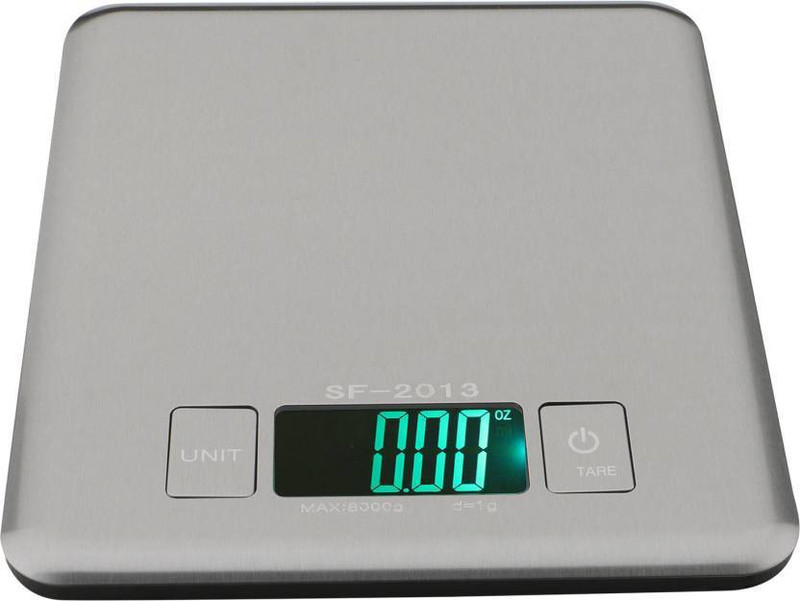 weightrolux Stainless steel kitchen scale Weighing Scale(silver)